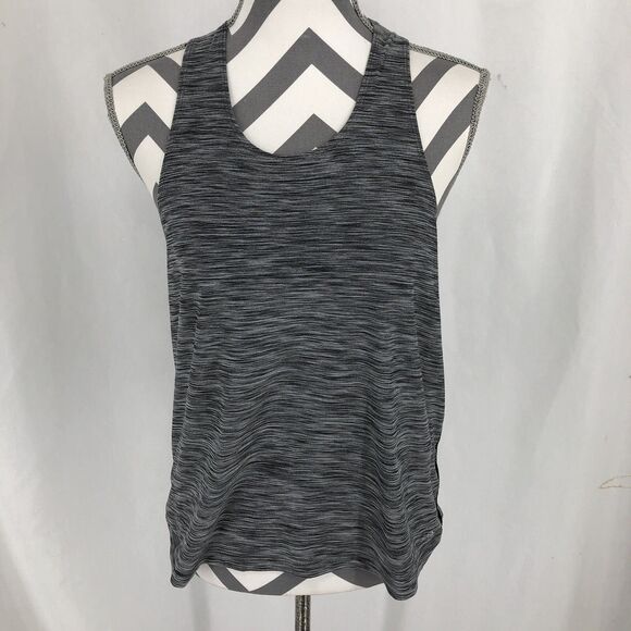 Champion Tops - Champion Heathered Gray Racerback Tank Top K9009 Medium